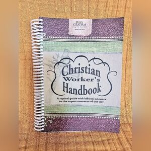Billy Graham Christian Worker's Handbook - Green & Purple Cover